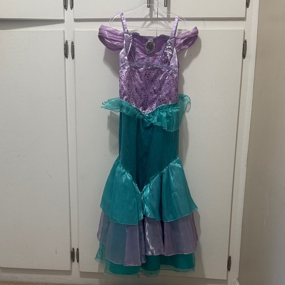 Disney Little Mermaid Ariel Princess Costume - Purple and Teal